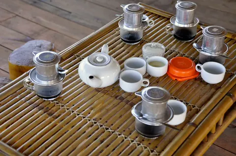 Coffee preparation at a farm near Da Lat · Near Da Lat · Lam Dong · Vietnam